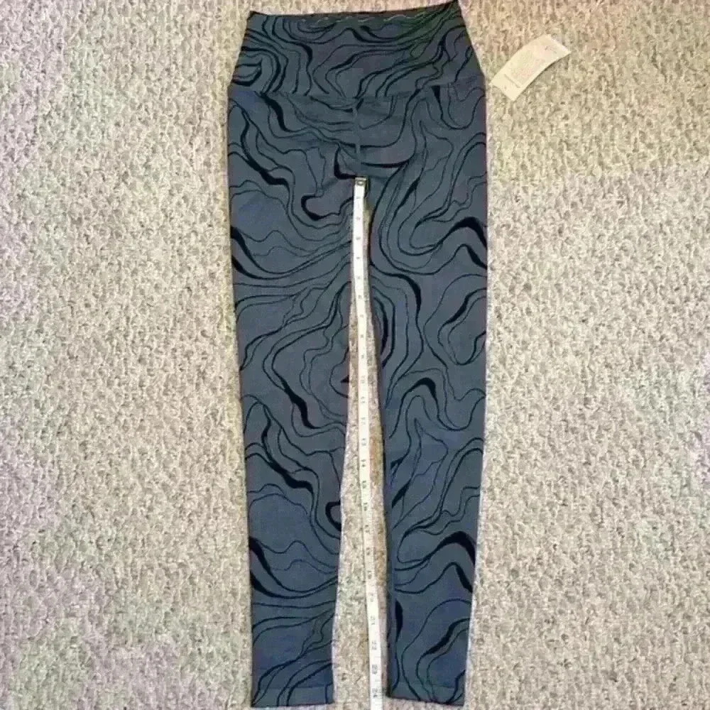 Spiritual Gangster NWT Swirl-Print Love Sculpt Jacquard Leggings Women Size XS/S - Picture 5 of 15